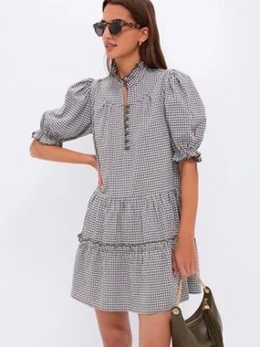 Pomander Place Tuckernuck Selena Mini Dress Green Gingham